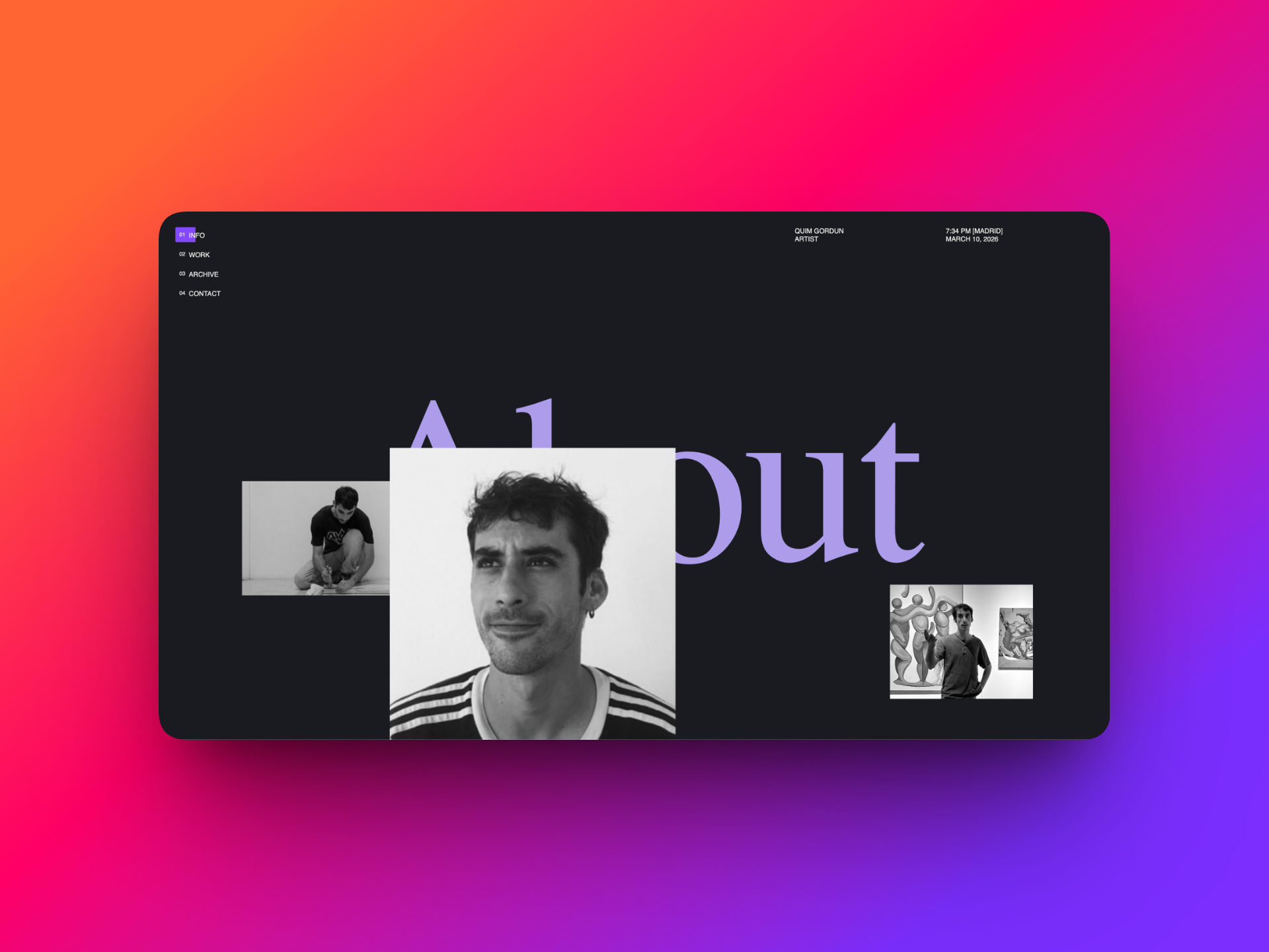 Portfolio artístico